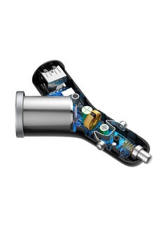Baseus Dual USB Car Charger With Lighter Black  - Image 5