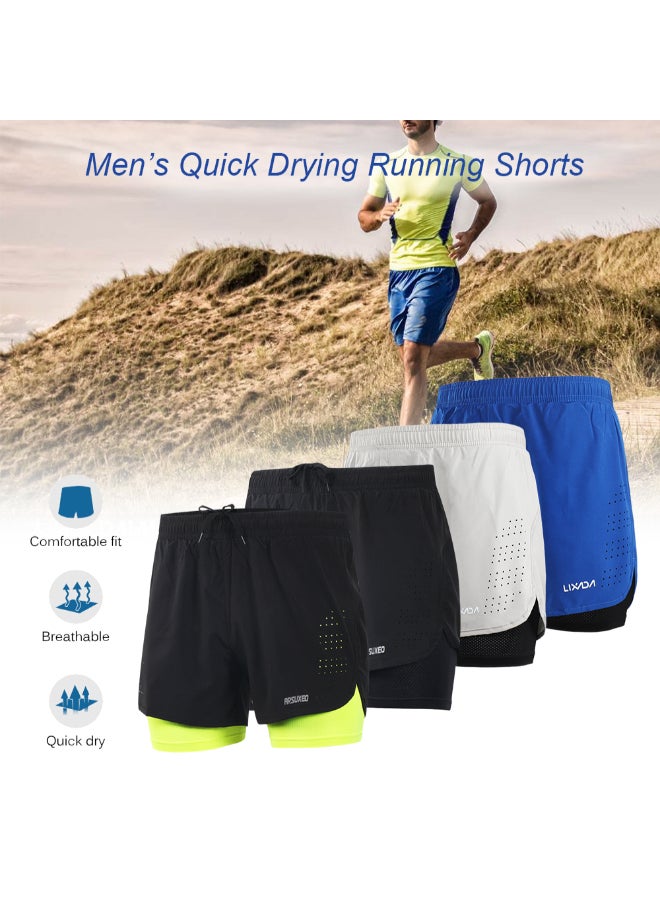 Arsuxeo s 2-in-1 Running Shorts Black  - Image 2