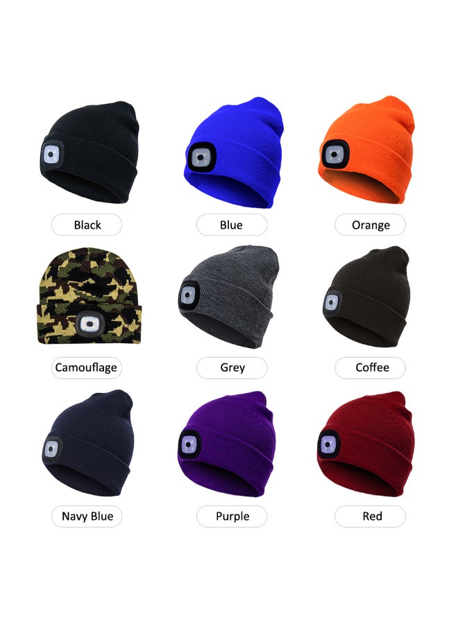 Kintted Hat Orange - Image 4