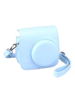 Instax Mini 8 PU Leather Camera Case Bag Blue
