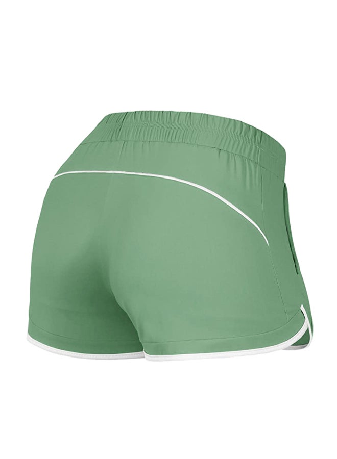 Sport Athletic Workout Shorts Green - Image 2