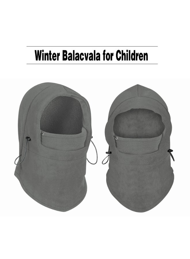 Generic - Warm Outdoor Fleece Balaclava Face Cover Grey - Image 1