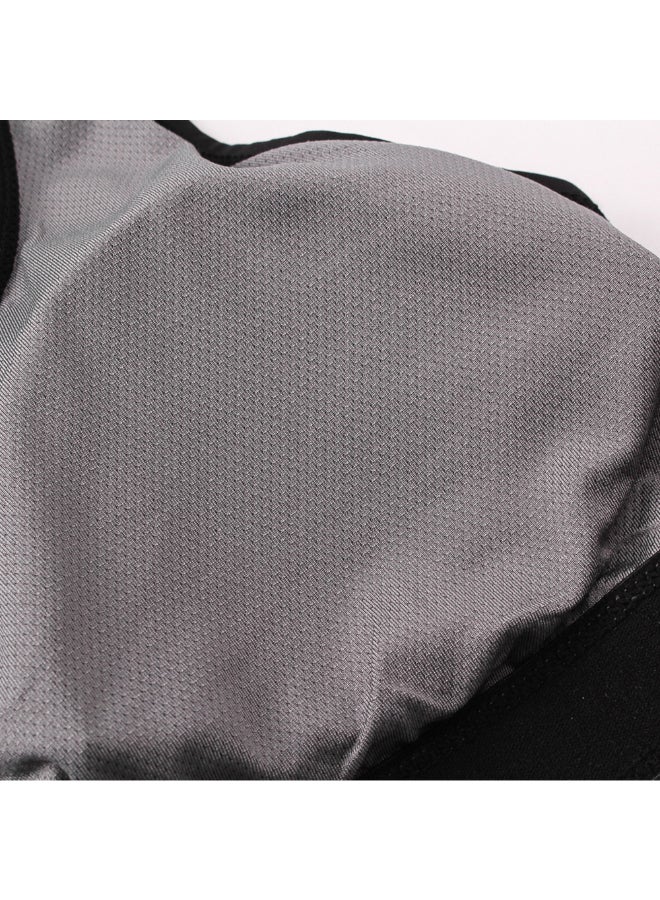 3-Piece Racerback Activewear Padded Sports Bra Set Black/Grey - Image 5