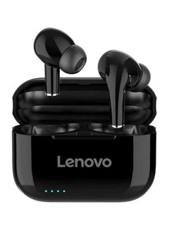 LP1S TWS In-Ear Earphones With Mic And Charging Case Black