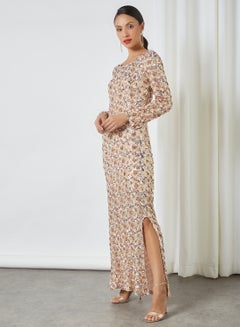 VERO MODA Sequin Textures Dress Shadow Gray  - Image 1