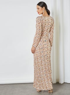 VERO MODA Sequin Textures Dress Shadow Gray  - Image 2