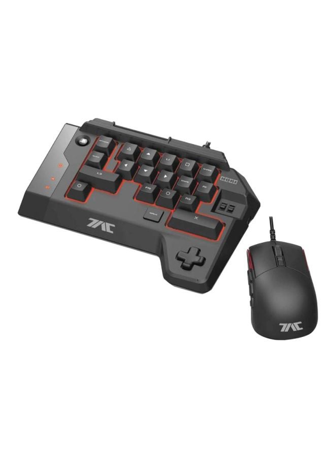 HORI - Tactical Assault Commander K2 Gaming Keyboard With Mouse Black - Image 1