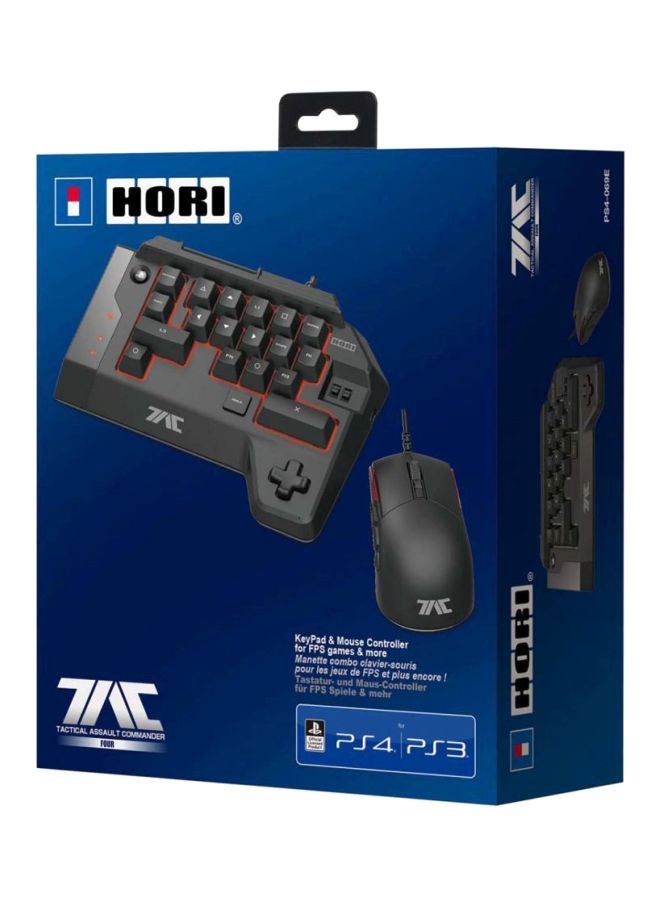 HORI - Tactical Assault Commander K2 Gaming Keyboard With Mouse Black - Image 1