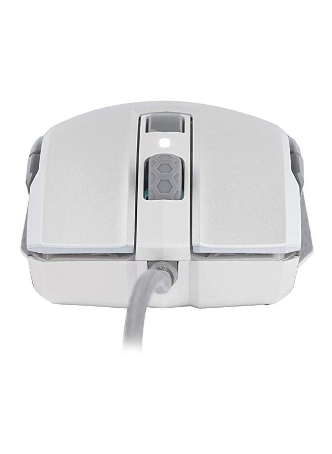 كورسير ماوس ألعاب بمقبض مريح عند الاستخدام رمادي فضي - Image 3