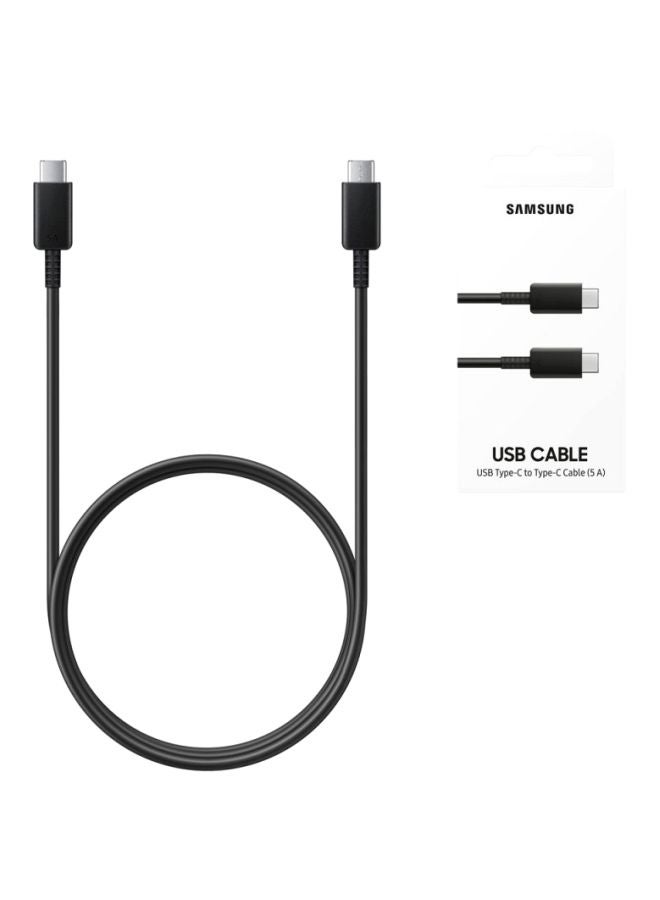Samsung - Type C To Type C Cable Black - Image 1