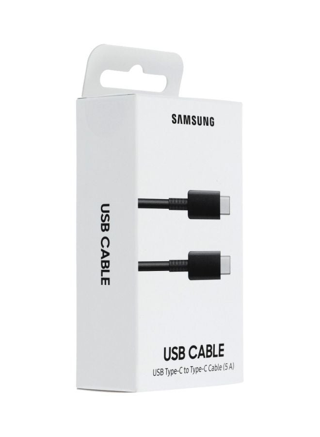 Samsung - Type C To Type C Cable Black - Image 1