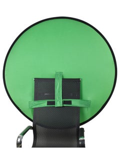 Generic Professional Round Foldable Photography Background Green/Black  - Image 3
