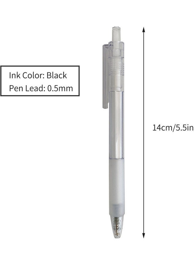 Generic 23-Piece Retractable Gel Ink Pen And Refill Set White/Clear  - Image 3