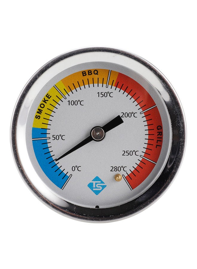 KKmoon Stainless Steel Bi-Metal Thermometer Silver/White - Image 1