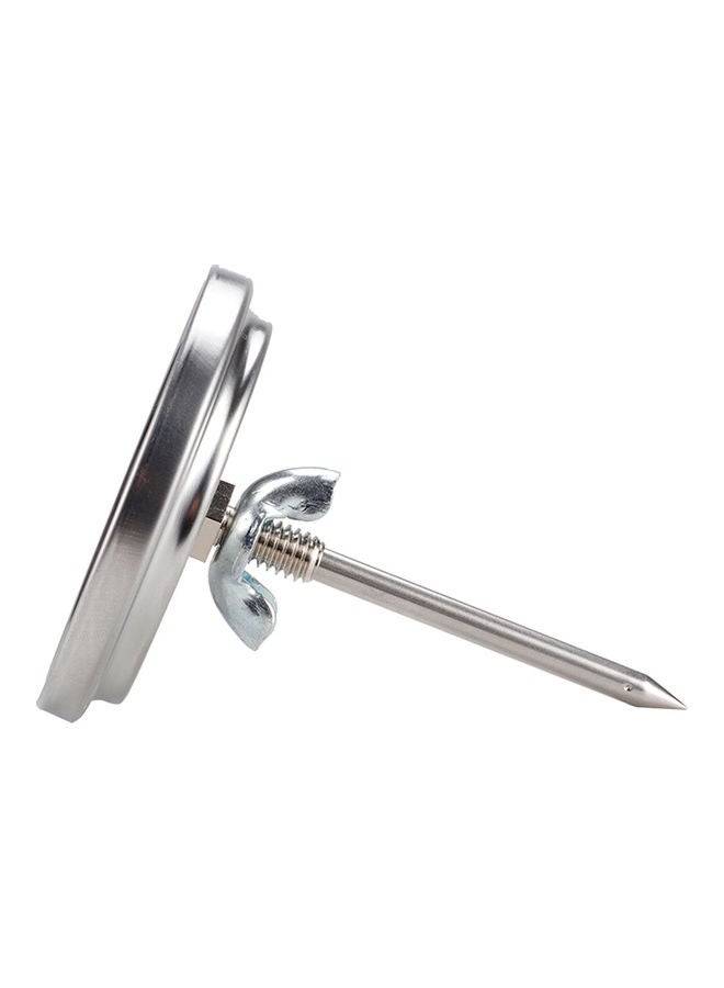 KKmoon Stainless Steel Bi-Metal Thermometer Silver/White - Image 2