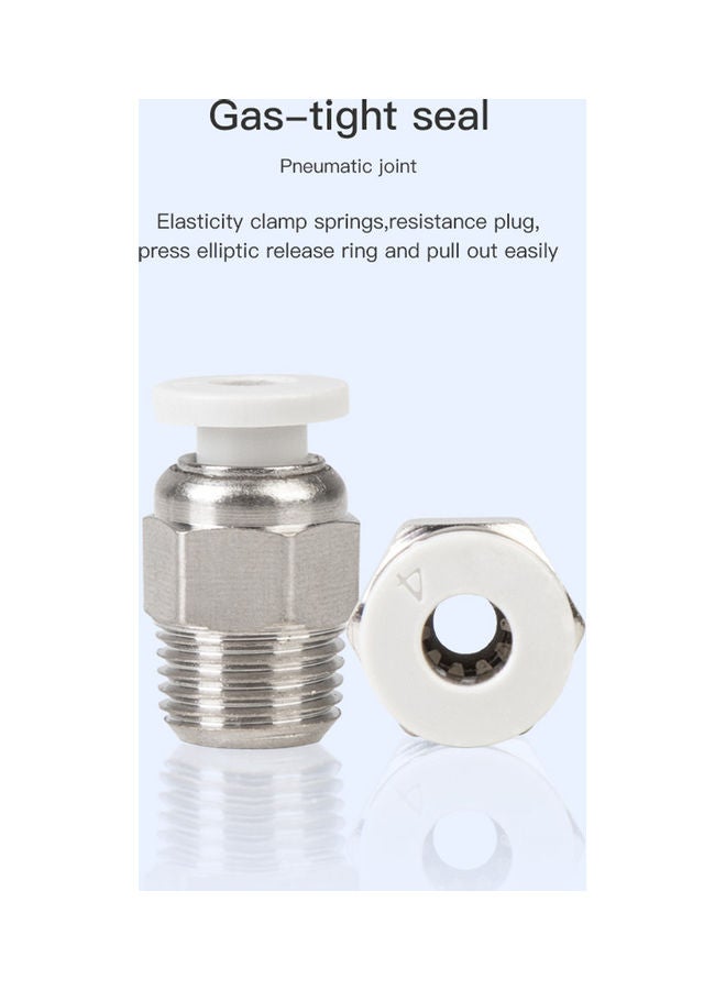 Creality 3D Capricorn Premium XS Bowden PTFE Tube 1 Meter and Pneumatic Fittings Kit Multicolour  - Image 4