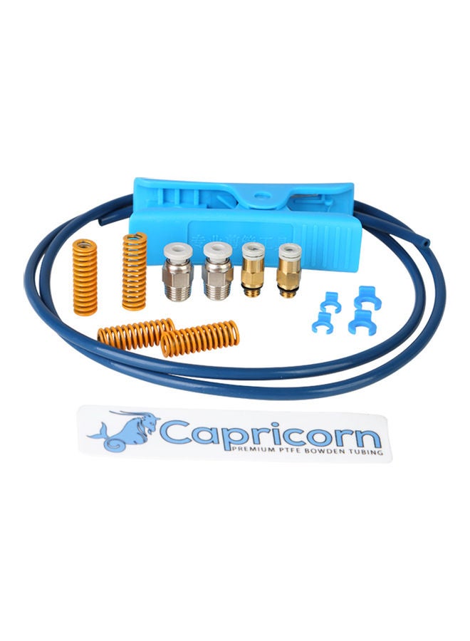 Creality 3D - Capricorn Premium XS Bowden PTFE Tube 1 Meter and Pneumatic Fittings Kit Multicolour - Image 1