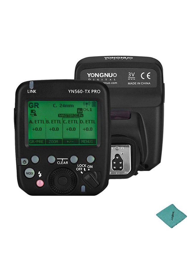YONGNUO Flash Trigger Speedlite Wireless Transmitter Black/Grey  - Image 3