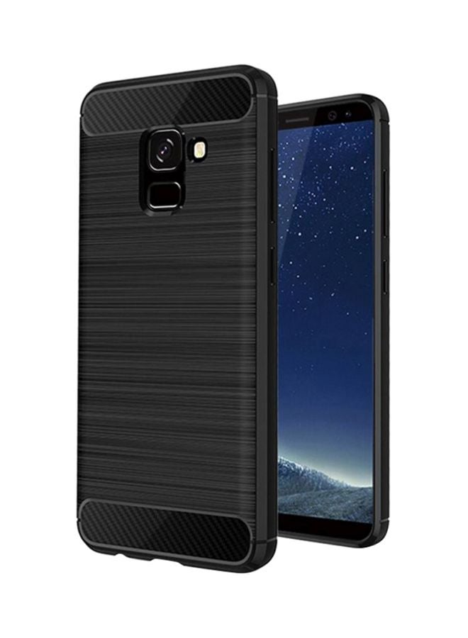 أوزون غطاء واقي من الكربون الناعم لهاتف سامسونج جلاكسي إيه 7 (2018) أسود - Image 2