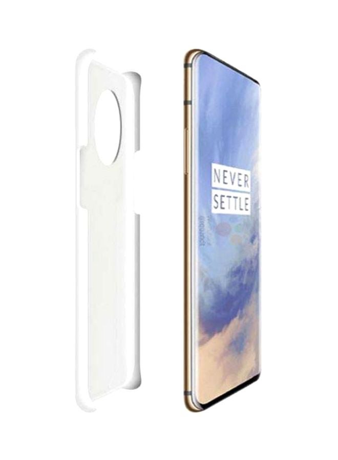 ون بلس غطاء حماية رفيع ومخصص من سلسلة سناب بيسك لهاتف ون بلس 7T أبيض/وردي/أسود - Image 2