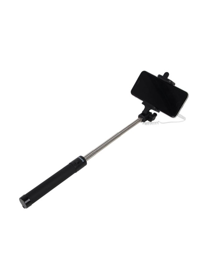 Philips - Mini Wired Shutter Control Selfie Stick Black - Image 1