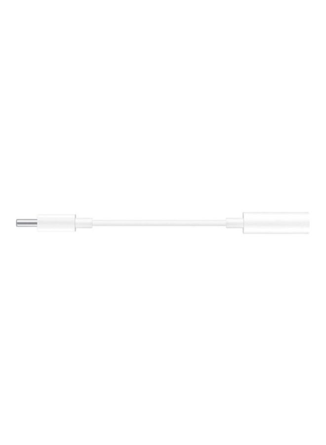 HUAWEI - Type C Earphone Adapter White - Image 1