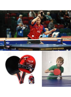Leijiaer 5-Piece Table Tennis Racket And Ball Set  - Image 2