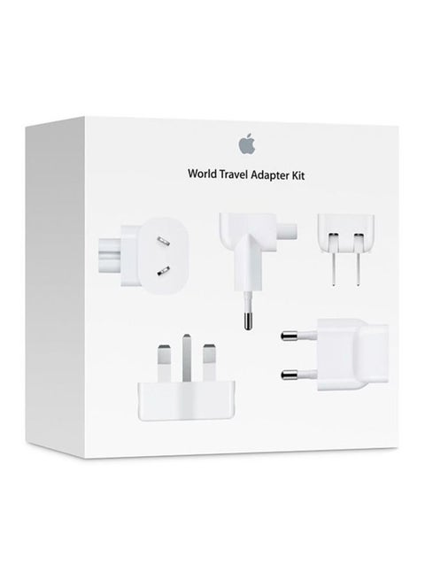 World Travel Adapter Kit White