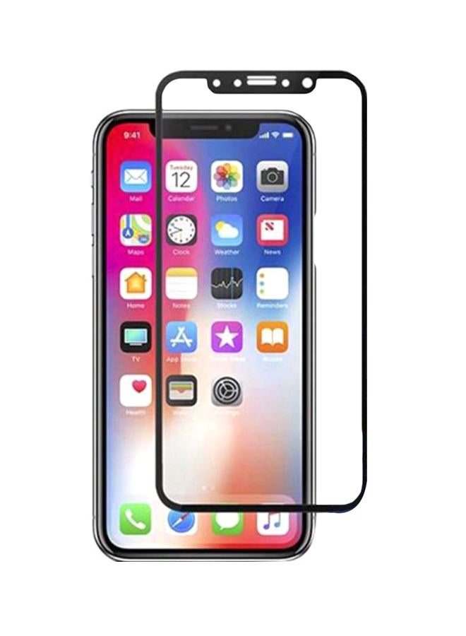 Ozone Tempered Glass Screen Protector For Apple iPhone X/Xs Black/Clear - Image 1