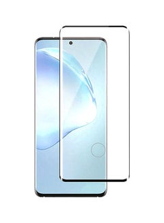 Tempered Glass Screen Protector For Samsung Galaxy S20 Plus Black/Clear