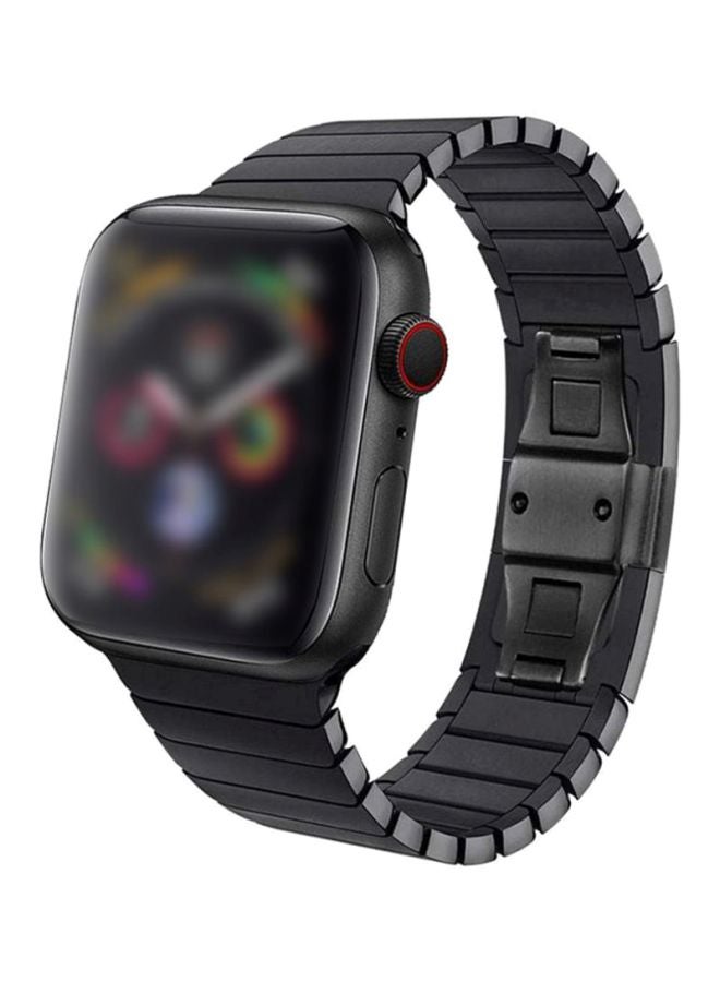 LNKOO Replacement Band For Apple Watch Series 1/2/3/4 42mm Black  - Image 1