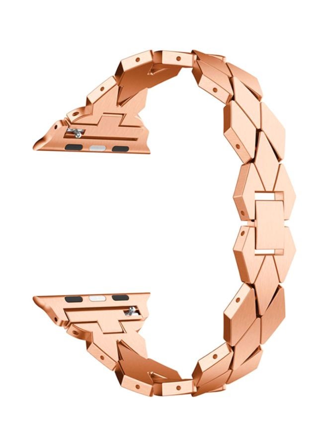 Voberry Replacement Band For Apple Watch Series 1/2/3 38mm Rose Gold - Image 1