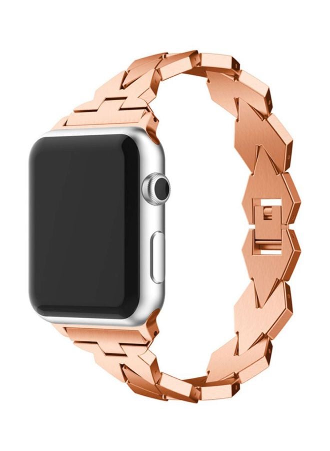 Voberry Replacement Band For Apple Watch Series 1/2/3 38mm Rose Gold - Image 3