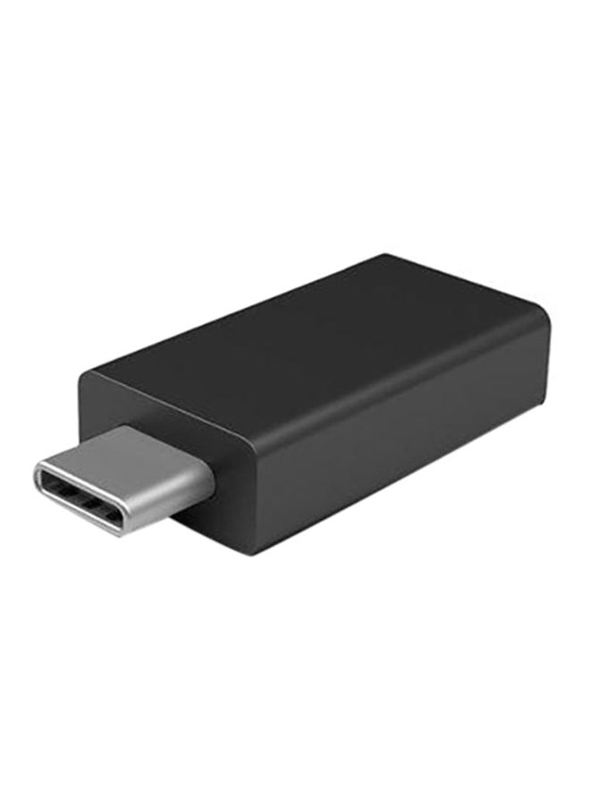 Microsoft USB-C To USB 3.0 Adapter Black - Image 1