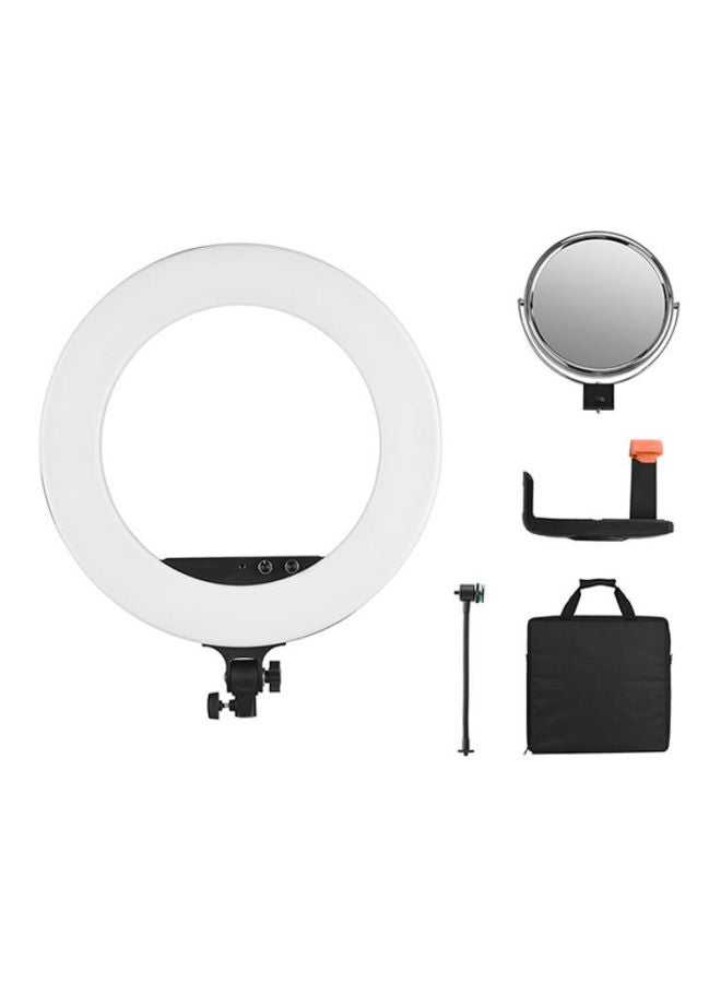 ANDOER LED Photography Ring Light With Accessories White/Black/Orange - Image 1