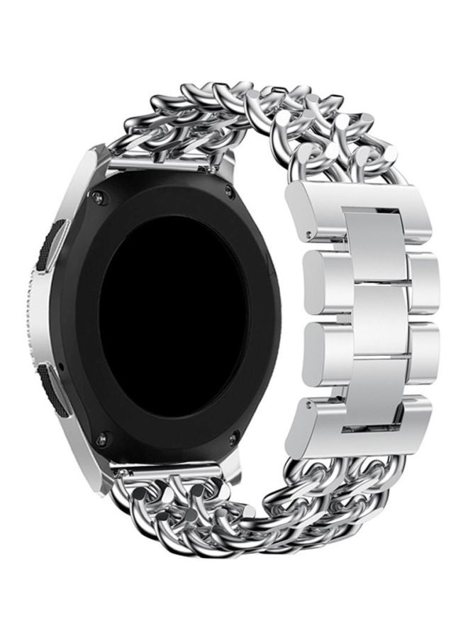 Voberry Replacement Band For Samsung Galaxy Watch 46mm Silver - Image 3