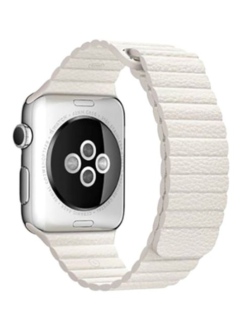 Magnetic Leather Strap For Apple Watch Series 4/3/2/1 42/44mm