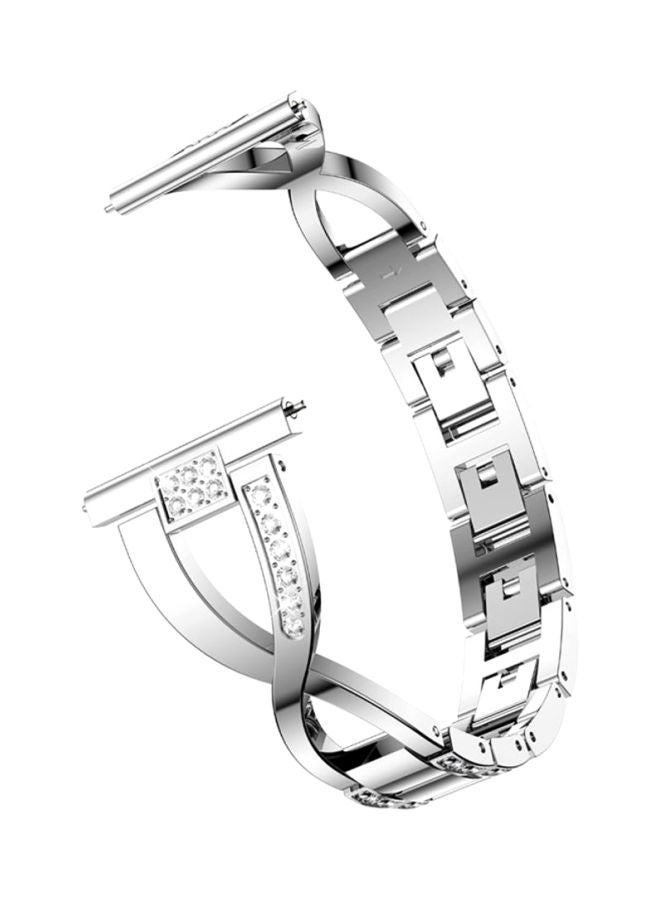 Voberry Replacement Strap Band For Fitbit Blaze Silver - Image 2