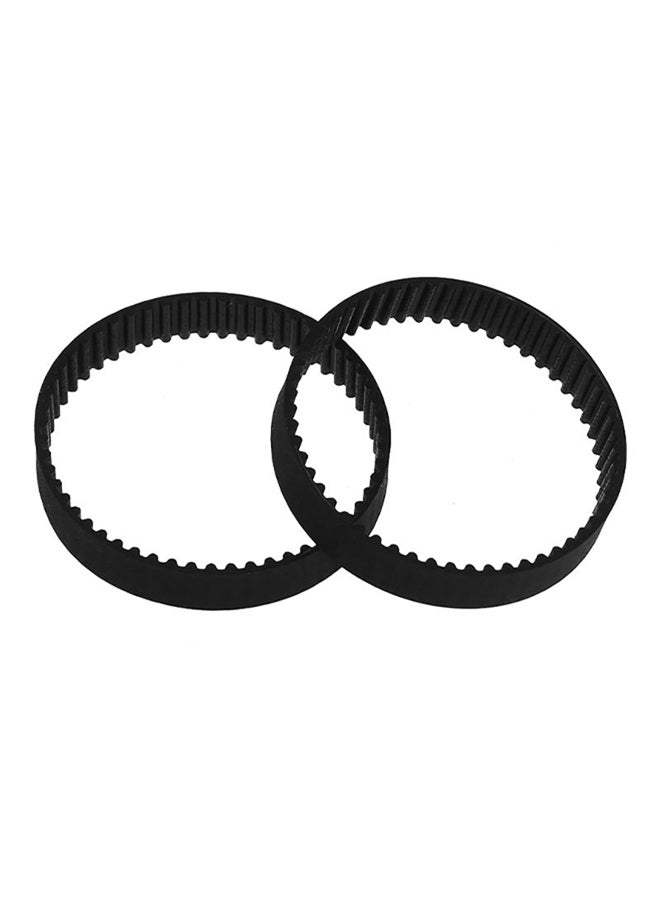 Aibecy 2-Piece Closed-Loop Printer Timing Belt Set Black  - Image 1