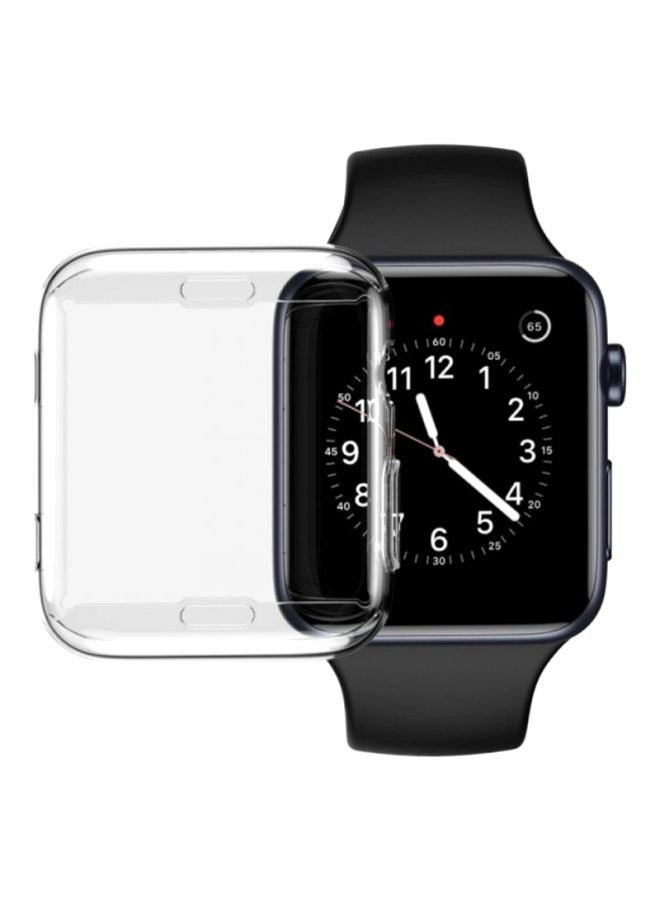 MARGOUN - [for Apple Watch 40mm]Case Screen Protector Overall Protective Case TPU HD Ultra Thin Cover Clear - Image 1