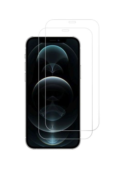 Pack Of 2 Screen Protector For Apple iPhone 12 Clear