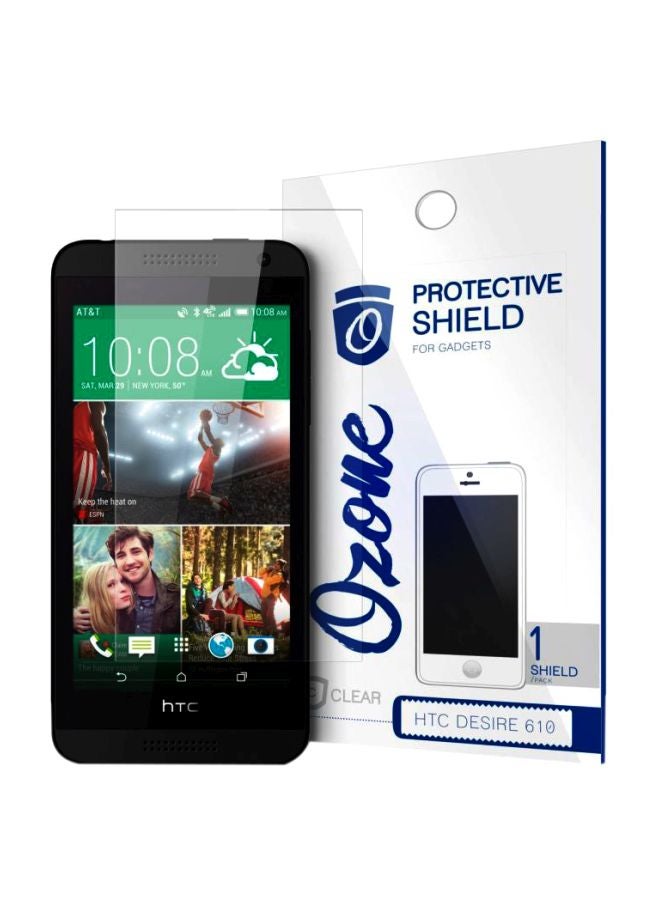 Ozone Crystal HD Screen Protector Scratch Guard For HTC Desire 616 Clear