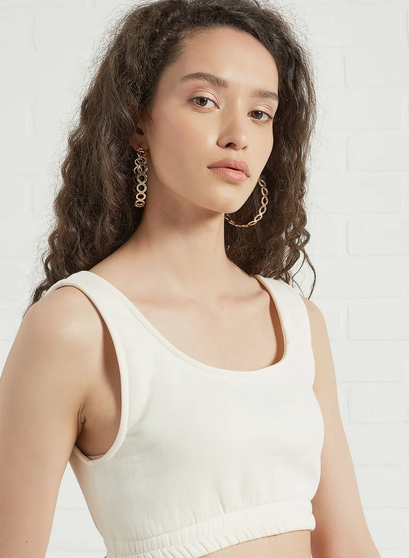 NOISY MAY Sleeve Less Blouse Pristine