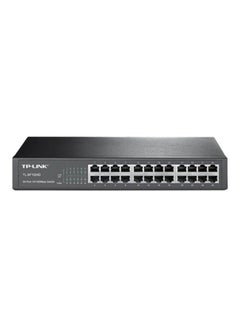 TP-LINK 24-Ports 10/100 Speed Network Switch Black  - Image 1