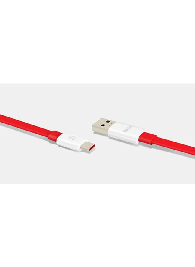OnePlus - Dash Type-C Cable Red - Image 1