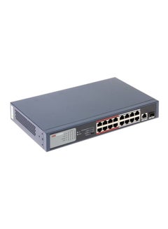 16-Port Unmanaged PoE Switch Blue