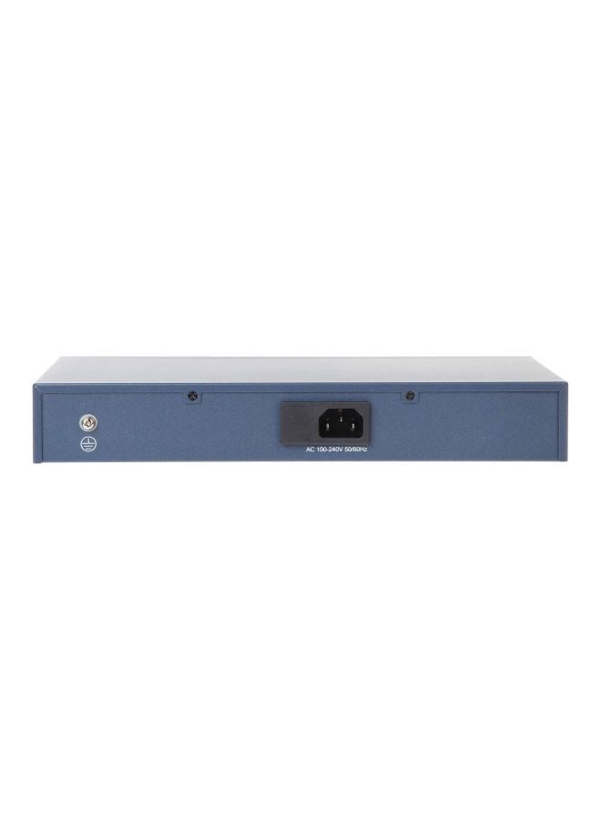 HIKVISION - 16-Port Unmanaged PoE Switch Blue - Image 1