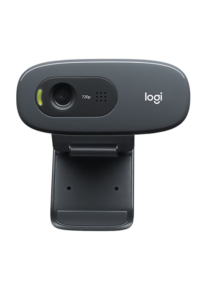 Logitech - C270 HD Laptop And Desktop Webcam Black - Image 1