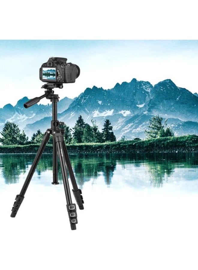 أندوير حامل كاميرا فيديو احترافي ثلاثي للكاميرات الرقمية ذات العدسة الأحادية العاكسة أسود - Image 5