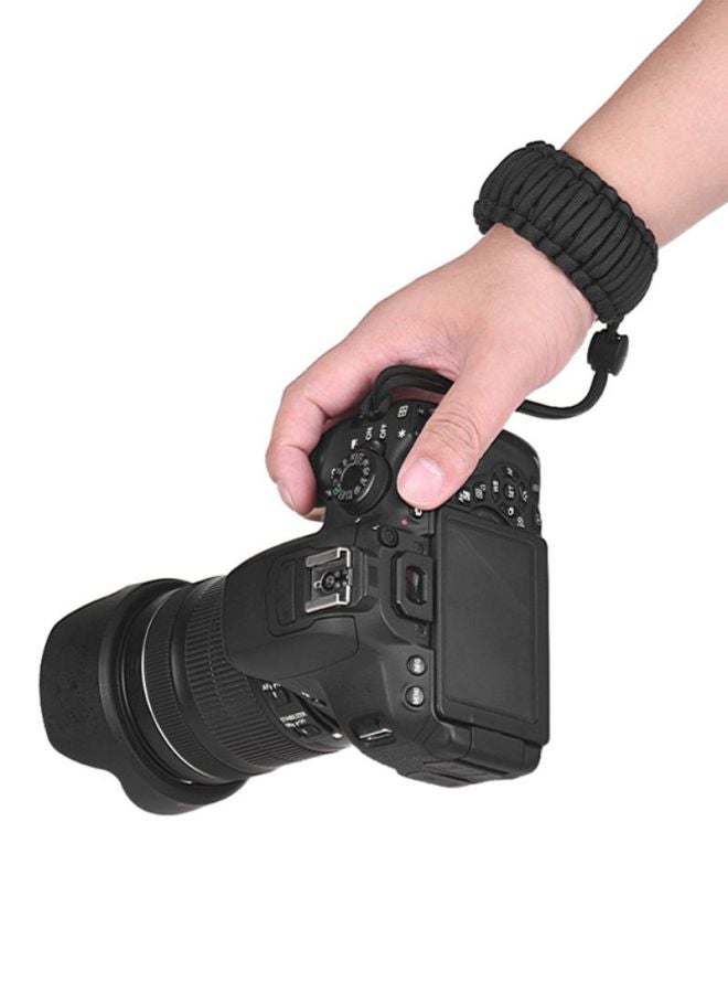 ANDOER Adjustable Paracord Camera Wrist Strap Black  - Image 4